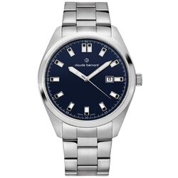 Наручные часы Claude Bernard Classic 53019 3M BUIDN (Inox/Blue)