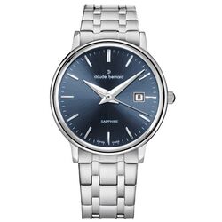 Наручные часы Claude Bernard Classic 54005 3M BUIN (Inox/Blue)