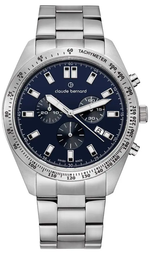 Наручные часы Claude Bernard Classic ST50 10247 3M BUIN (Inox/Blue)