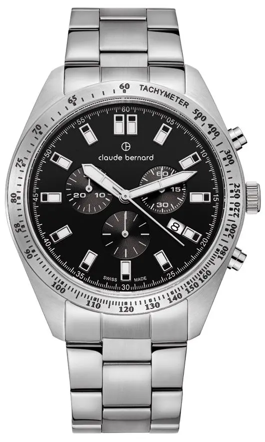 Ceas de mana Claude Bernard Classic ST50 10247 3M NIN (Inox/Black)