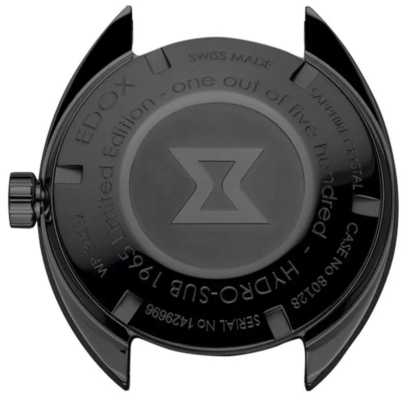 Наручные часы Edox Hydro-Sub 80128-37NJM-NIJ (Black/Yellow)