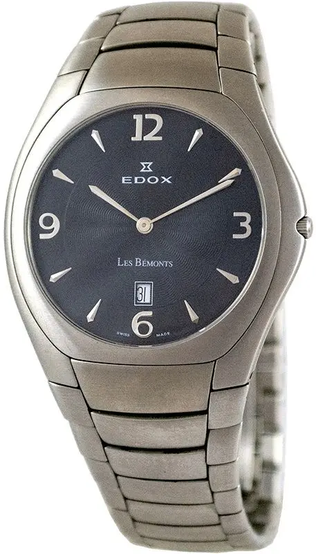 Наручные часы Edox Les Bemonts 27019 3B NN (Sliver/Black)
