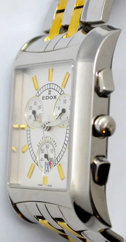 Ceas de mana Edox Les Fontaines 01916 357P ABN (Gold/Silver)