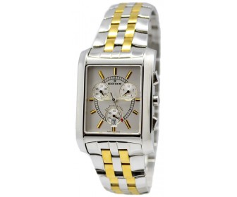 Ceas de mana Edox Les Fontaines 01916 357P ABN (Gold/Silver)