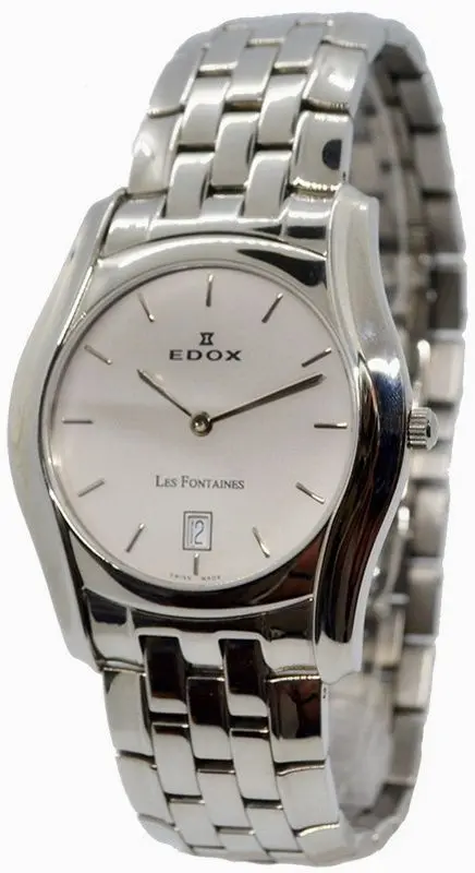 Ceas de mana Edox Les Fontaines 27015 3P RIN3 (Silver)