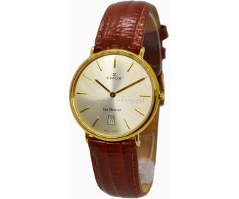 Ceas de mana Edox Les Genevez 27016 37J DI (Brown/Gold)