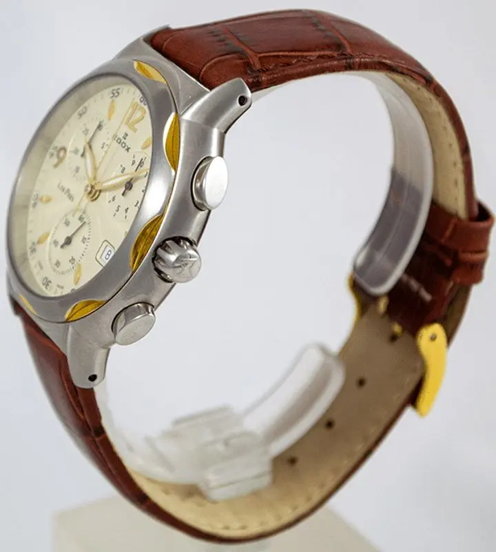 Наручные часы Edox Les Pres 01324 357C DI (Silver/Brown)