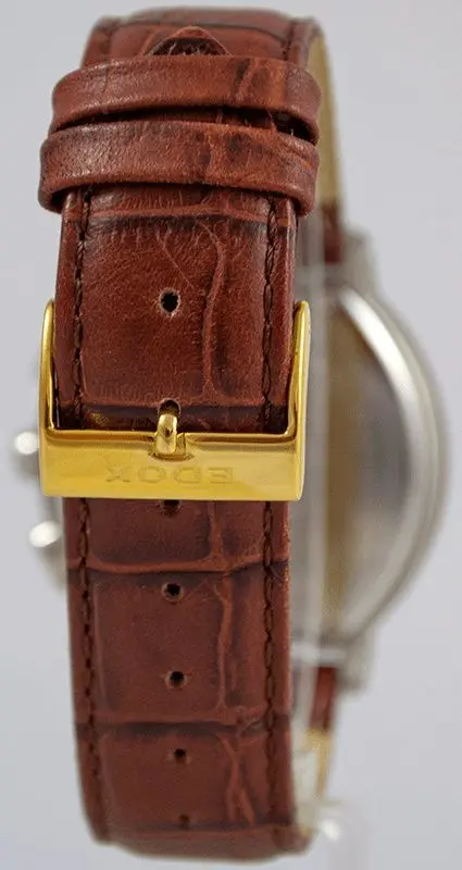 Наручные часы Edox Les Pres 01324 357C DI (Silver/Brown)