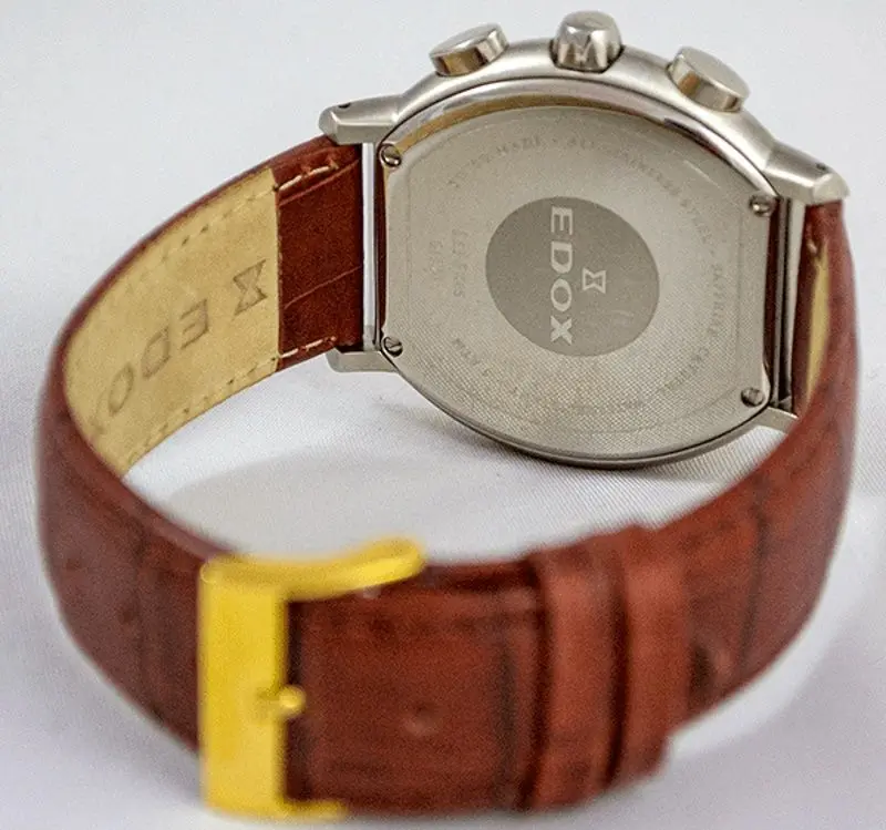 Наручные часы Edox Les Pres 01324 357C DI (Silver/Brown)