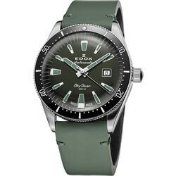 Ceas de mana Edox SkyDiver Limited Edition 80126 3N NINV (Green/Black)