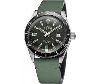 Ceas de mana Edox SkyDiver Limited Edition 80126 3N NINV (Green/Black)