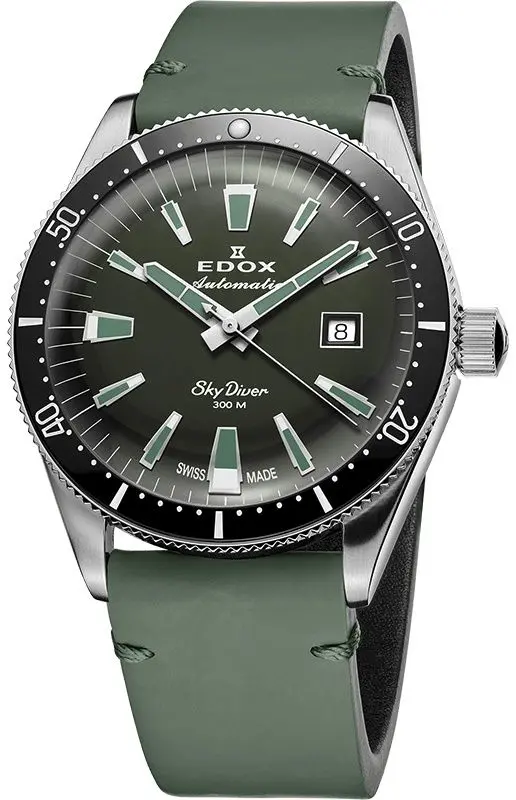 Наручные часы Edox SkyDiver Limited Edition 80126 3N NINV (Green/Black)