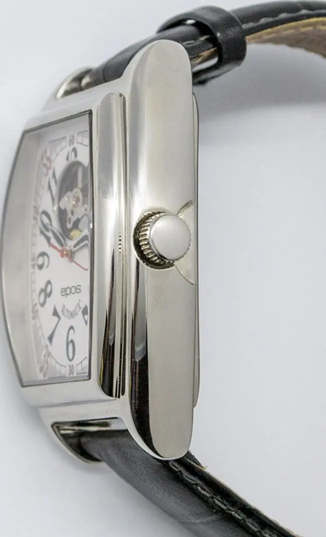 Ceas de mana Epos Elegance 3332-190 (Black/Silver)