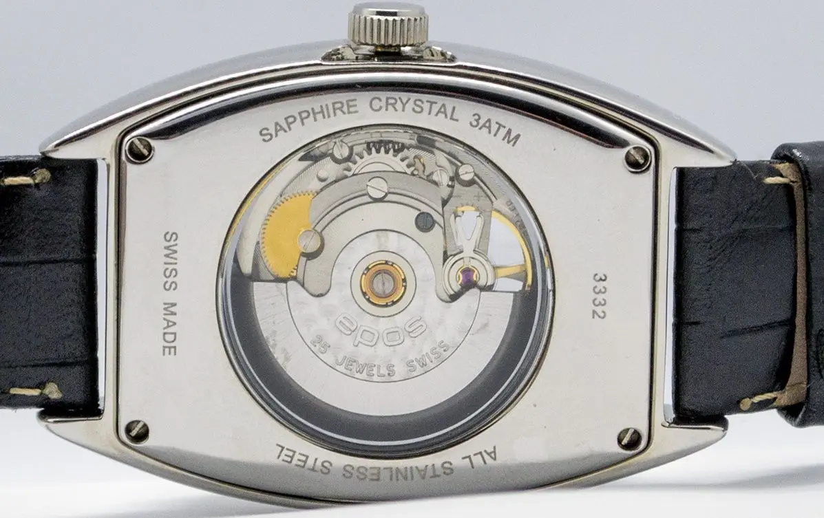 Ceas de mana Epos Elegance 3332-190 (Black/Silver)