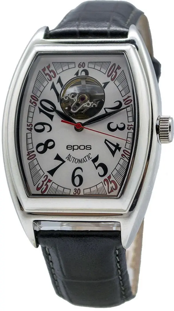 Ceas de mana Epos Elegance 3332-190 (Black/Silver)