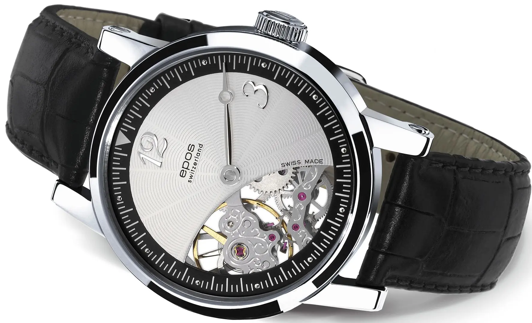 Ceas de mana Epos Sophistiquee 3377-251 (Silver/Gray/Black)