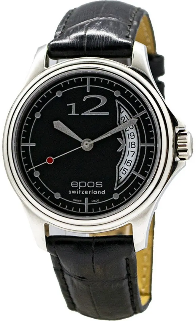 Наручные часы Epos Sportive 3380 /W/B/S (Black/Silver)