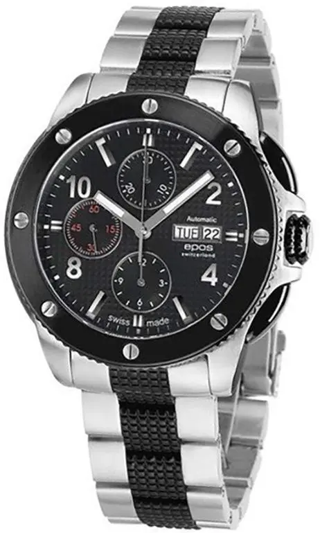 Ceas de mana Epos Sportive 3388-3 (Silver/Black)