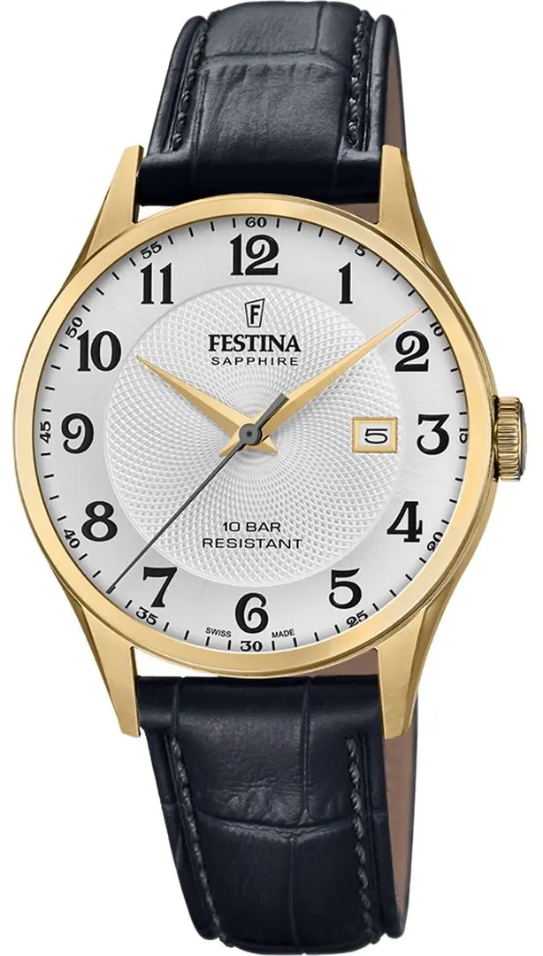 Наручные часы Festina F20010/1 (Black/Gold/Silver)