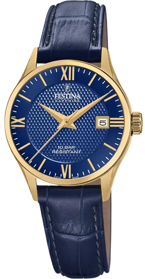 Ceas de mana Festina F20011/3 (Gold/Blue)