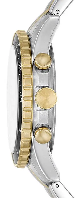 Ceas de mana Fossil FB-01 Chronograph FS5881 (Silver/Red)