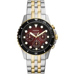 Ceas de mana Fossil FB-01 Chronograph FS5881 (Silver/Red)