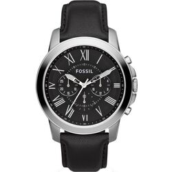 Ceas de mana Fossil Grant Chronograph FS4812 (Silver/Black)