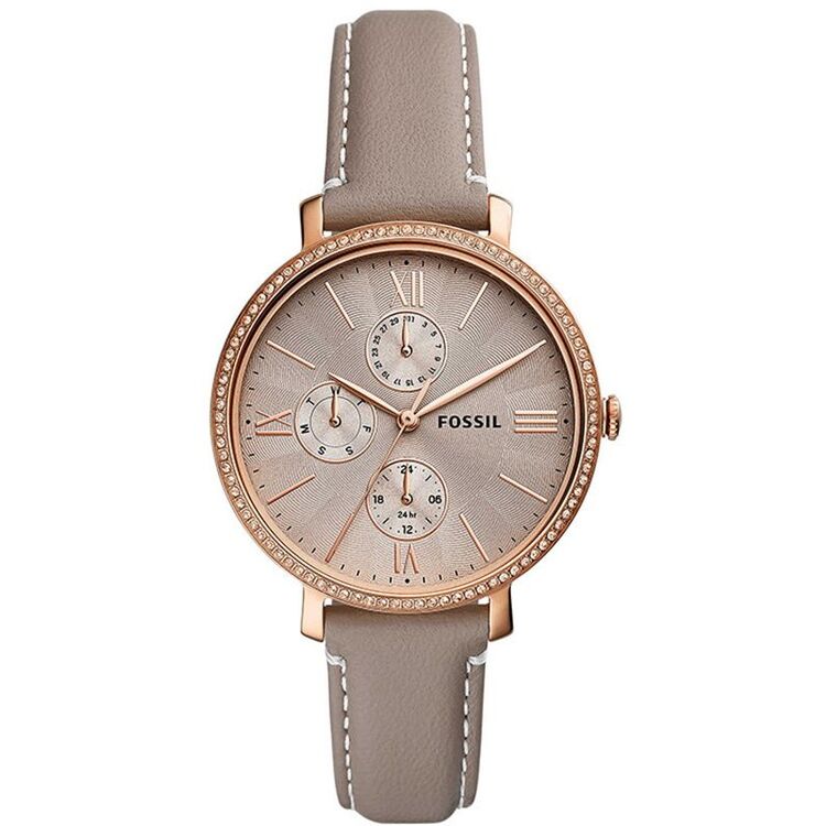 Наручные часы Fossil Jacqueline Multifunction ES5097 (Rose Gold/Gray)