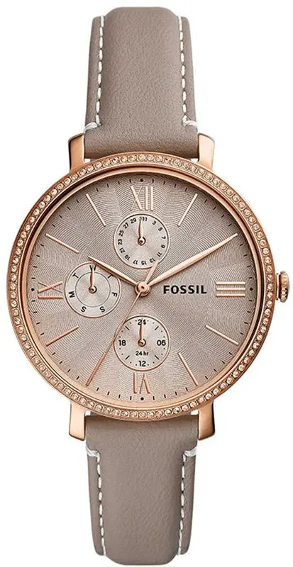 Ceas de mana Fossil Jacqueline Multifunction ES5097 (Rose Gold/Gray)