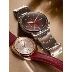 Ceas de mana Fossil Minimalist Chronograph FS5887 (Red/Silver) Thumb