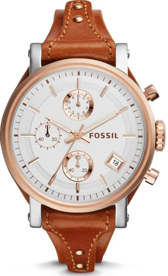 Ceas de mina Fossil Original Boyfriend Chronograph ES3837