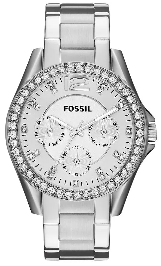 Ceas de mana Fossil Riley Multifunction ES3202 (Silver)
