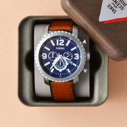 Наручные часы Fossil Vintage Chronograph BQ2126 (Brown/Silver) Thumb