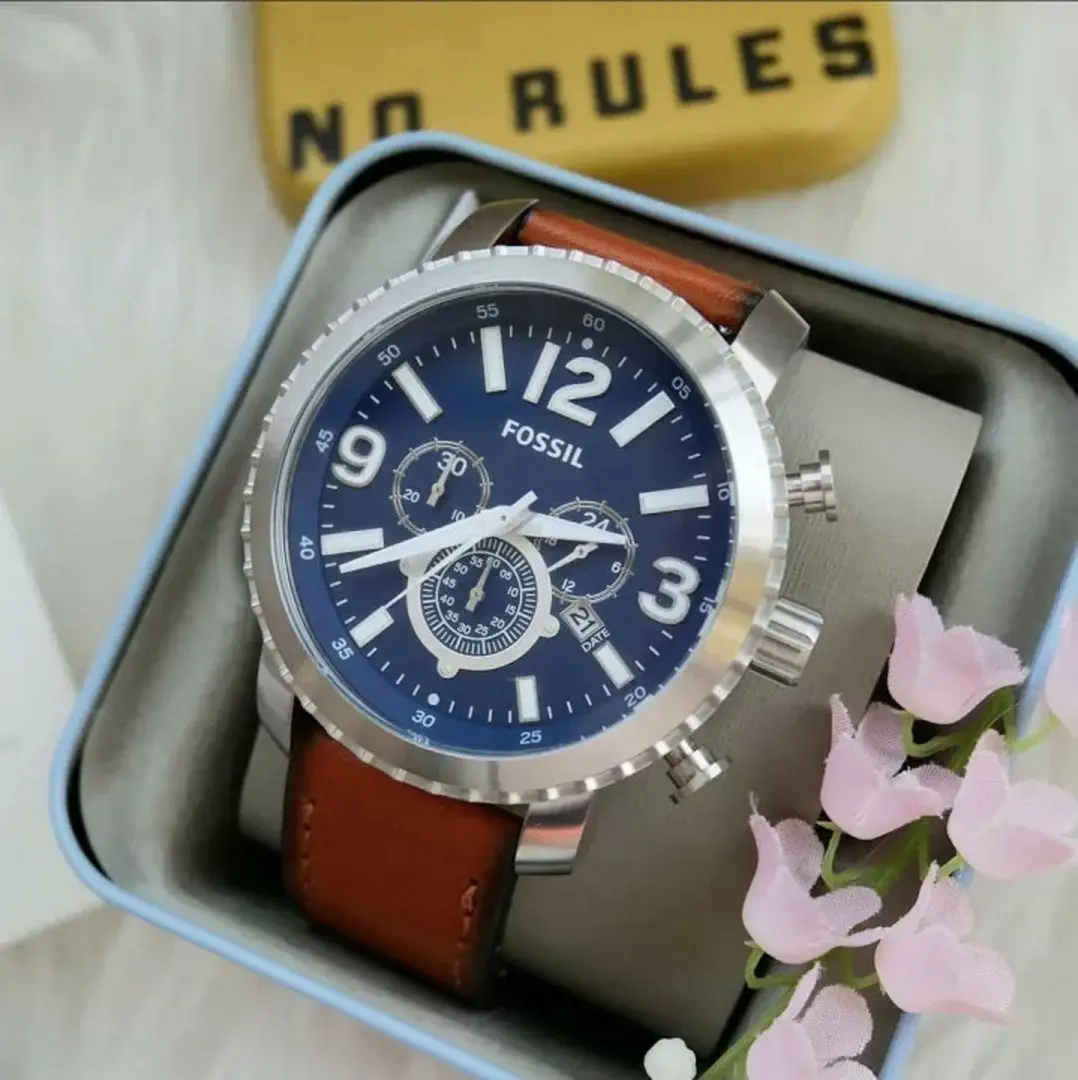 Наручные часы Fossil Vintage Chronograph BQ2126 (Brown/Silver) - 5