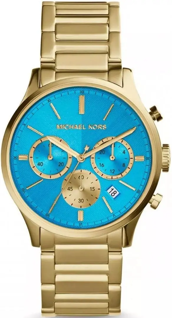 Ceas de mana Michael Kors Bailey MK5910 (Gold/Turquoise)
