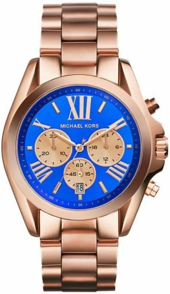 Ceas de mana Michael Kors Bradshaw MK5951 (Gold/Blue)