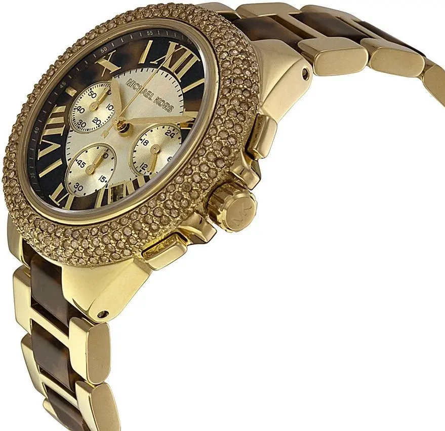 Ceas de mana Michael Kors Camille MK5901 (Goold/Tortoise Shell) - 3