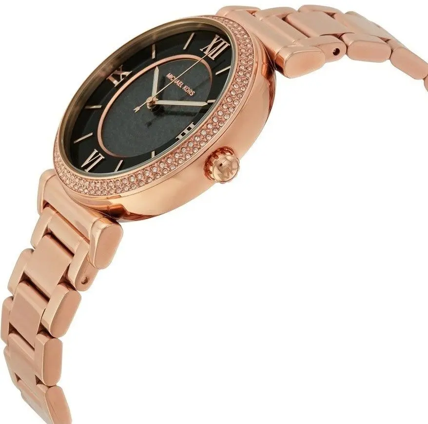 Ceas de mana Michael Kors Catlin MK3356 (Gold/Black) - 4