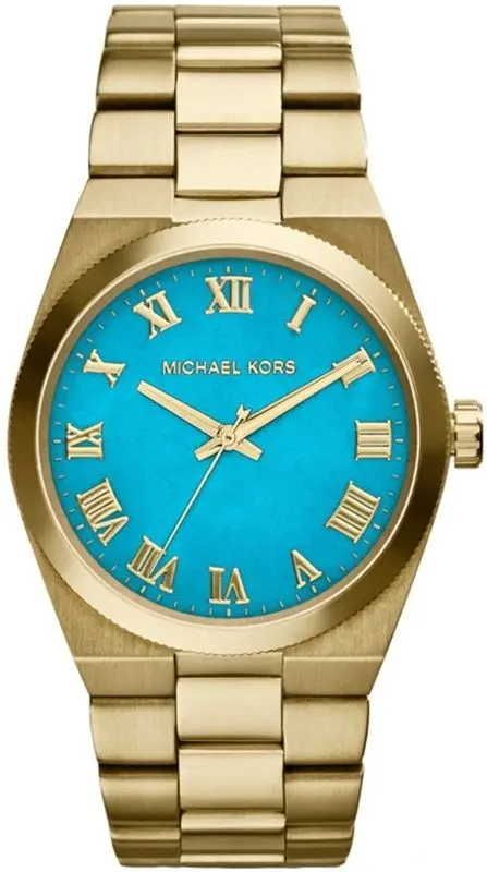 Ceas de mana Michael Kors Channing MK5894 (Gold/Turquoise)