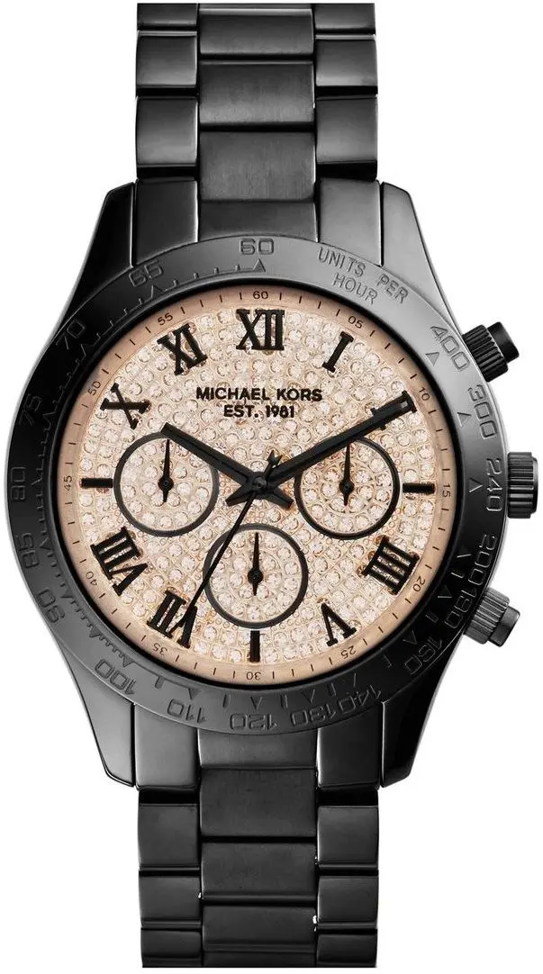Ceas de mana Michael Kors Layton MK5978 (Black/Rose Gold)