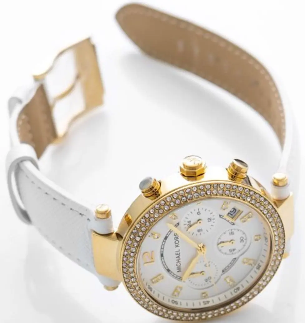 Ceas de mana Michael Kors Parker MK2290 (White/Gold) - 2