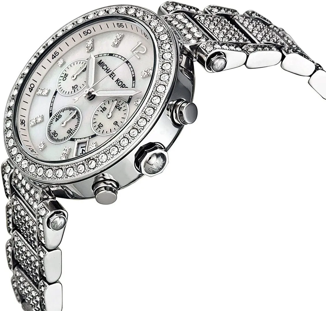 Ceas de mana Michael Kors Parker MK5572 (Silver) - 4