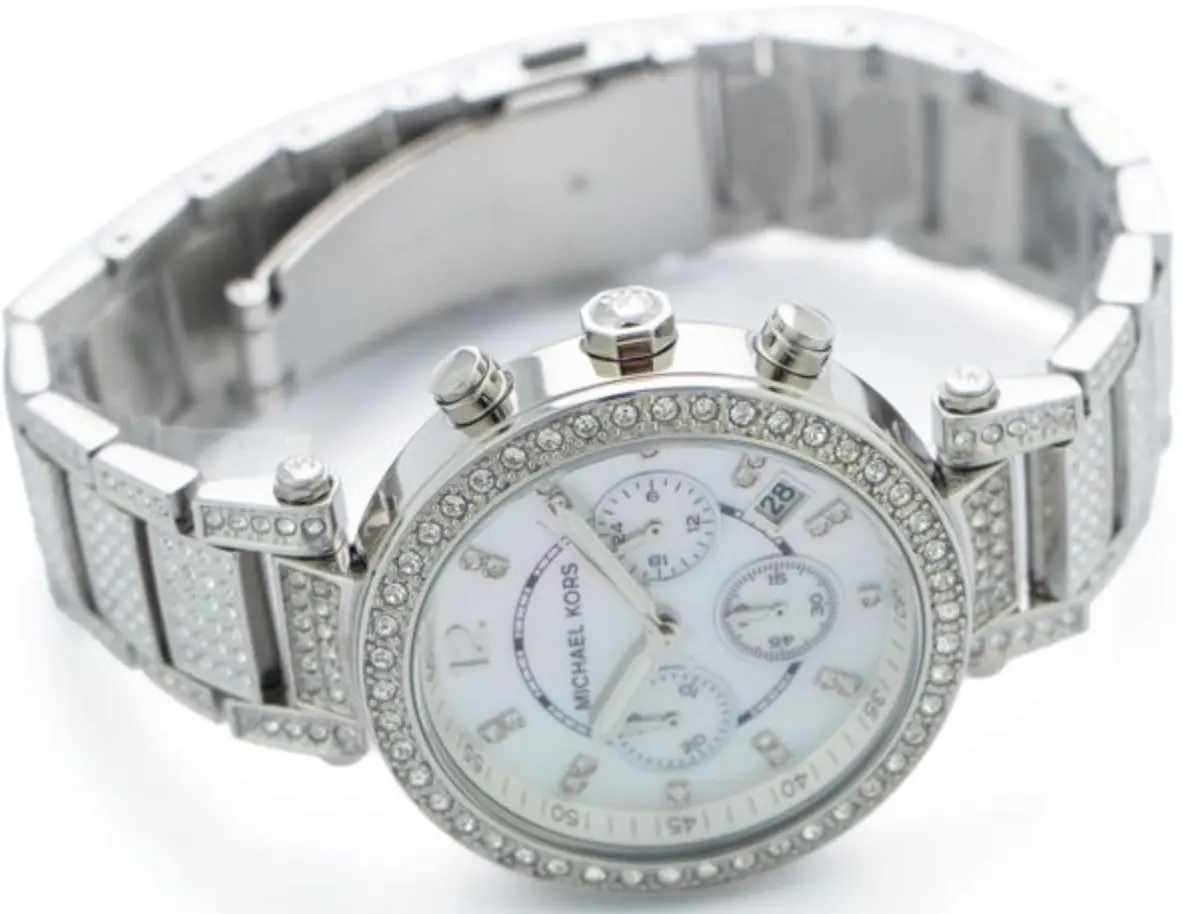 Ceas de mana Michael Kors Parker MK5572 (Silver) - 5