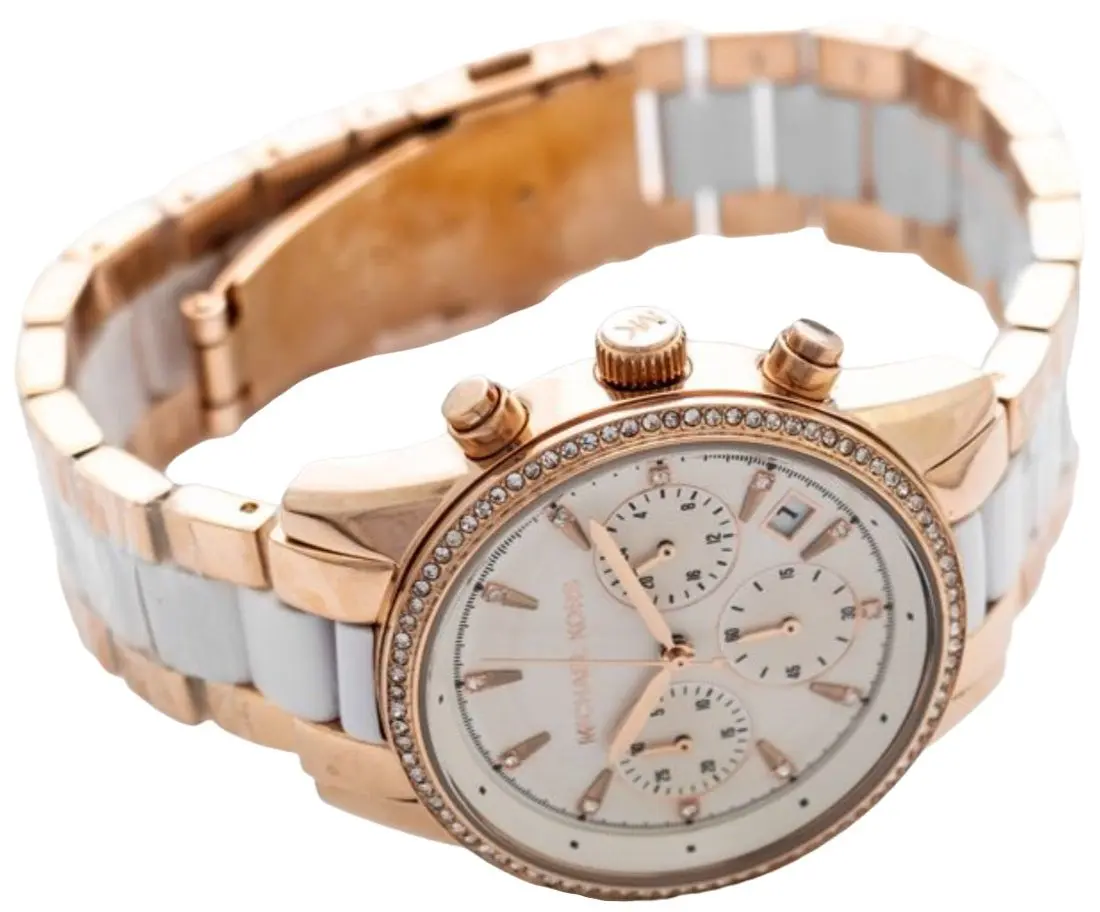 Ceas de mana Michael Kors Ritz MK6324 (Gold/White) - 4