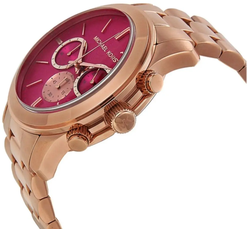 Ceas de mana Michael Kors Runway MK5931 (Gold/Pink) - 3