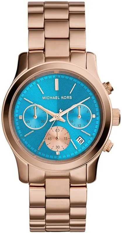 Ceas de mana Michael Kors Runway MK6164 (Gold/Blue)