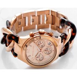 Ceas de mana Michael Kors Runway Twist MK4269 (Gold/Brown) Thumb