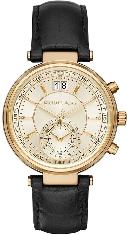 Ceas de mana Michael Kors Sawyer MK2433 (Black/Champagne)