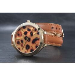 Ceas de mana Michael Kors Slim Runway MK2327 (Brown/Tigrine) Thumb