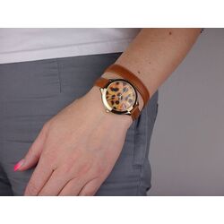 Ceas de mana Michael Kors Slim Runway MK2327 (Brown/Tigrine) Thumb